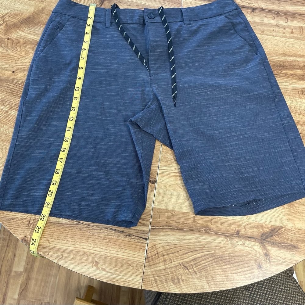 Men's Blue Shorts with Drawstring - Picture 4 of 6